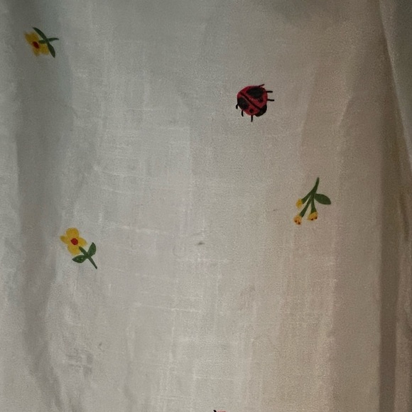 ModCloth Crop Button Up with Ladybugs! - Picture 3 of 3